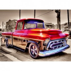 1000pz. - Camioneta Roja