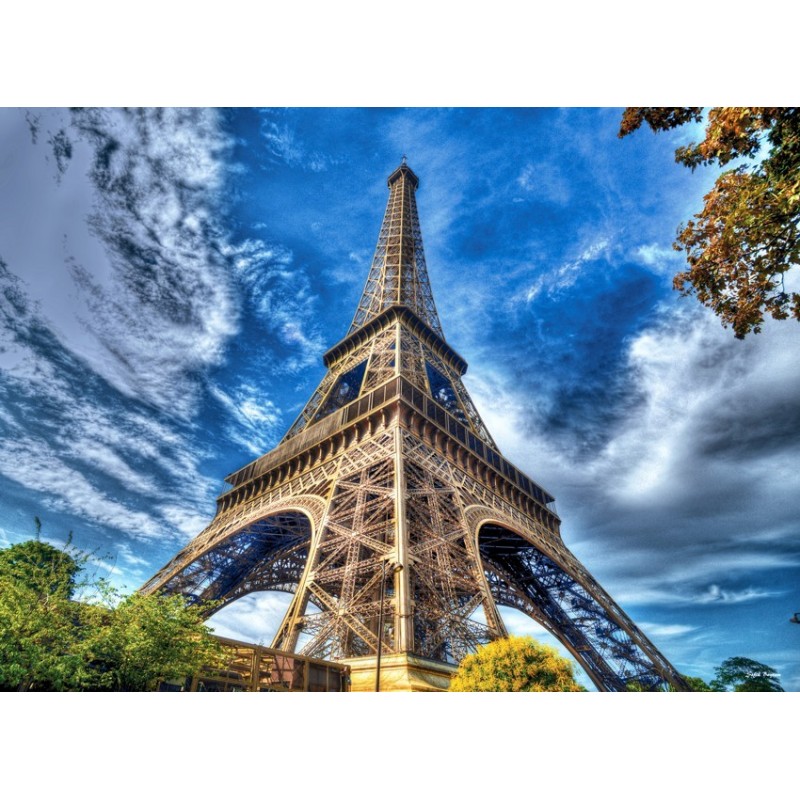 de primera categoría apelación Ardilla Rompecabezas Puzzle de 1000 Piezas Anatolian - La Torre Eiffel desde Abajo